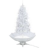 vidaXL Novoletna jelka s sneženjem in podstavkom bela 190 cm | Shoptok.si
