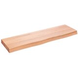 vidaXL Zidna polica svjetlosmeđa 100 x 30 x 6 cm obrađena hrastovina | shoptok.hr