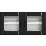  Zidni stakleni ormar PORTO Crna 80 x 31 x 40 cm | Eponuda.ba