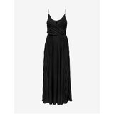 Only Black Pleated Maxi-dress Elema - Ladies Cene