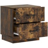  Noćni ormar s ladicama Dimljeni hrast 43 x 34,5 x 44,5 cm | shoptok.hr