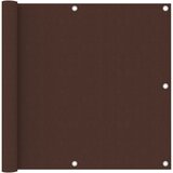 vidaXL Balkonsko platno rjavo 90x600 cm oksford blago, (20966732) Cene