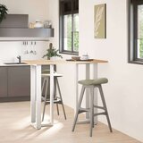  Noge za barsko mizo v obliki črke T, 2 kosa, bele barve, 40x35x(110-111) cm, jeklo | Shoptok.si