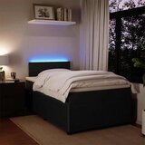  Krevet box spring s madracem crni 120 x 190 cm baršunasti | shoptok.hr