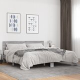 Furnova Posteljni okvir siva sonoma 180x200 cm inž. les in kovina, (21934680) Cene