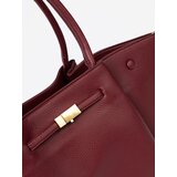 Shelvt Elegant burgundy shoulder shopper bag | ePonuda.com