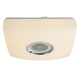 Globo LED stropna svjetiljka Ayleen (18 W, D x Š x V: 36,5 x 36,5 x 9 cm, Bijele boje, Opal) | shoptok.hr