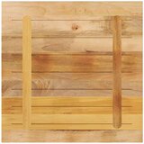 Mizna plošča 80x80x3,8 cm kvadratna grob trden mangov les, (5000268542) | Shoptok.si