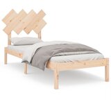 Maison Chic Posteljni okvir - Enojna postelja - Postelja za odrasle 90x190 cm trdnega lesa-J6173, (21765428) | Shoptok.si