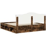  Konstrukcija postelje z vzglavjem Dimljeni oreh 180 x 200 cm, (5000102351) | Shoptok.si