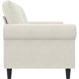  Dvosjed krem 140 cm baršunasti Krema | Shoptok.si