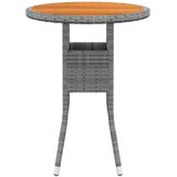  5-dijelna vrtna garnitura od poliratana siva | shoptok.hr
