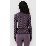 Mons Royale Ascender Merino Mock Neck Funkcijska majica mauve / black | Shoptok.si