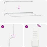  Skrovita tenda Žuta i bijela 400x200 cm 400 x 200 cm | shoptok.hr