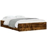  Okvir kreveta s ladicama boja hrasta 135x190 cm | shoptok.hr