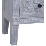  Komoda s 2 ladice 90 x 30 x 60 cm od masivnog drva mahagonija | shoptok.hr