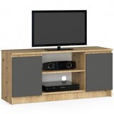 AKORD Tv Omarica, 2 Vrata In 1 Polica, Hrast Artisan/Siva, (5000331803) | Shoptok.si