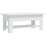 Maison Chic Klubska mizica - kavna mizica - Nizka mizica bela 102x55x42 cm iverna plošča, (21753822) | Shoptok.si