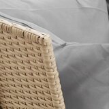  Vrtna sofa s jastucima bež poliratan | shoptok.hr