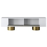 Hanah home tv polica bohem white gold