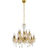 Lesnina XXXL KRISTALNA VISEČA SVETILKA Maria Teresa 62/62/130 cm E14 | Shoptok.si