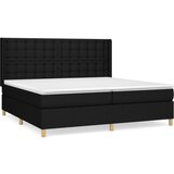  The Living Store Box spring postelja z vzmetnico črn 200x200 cm blago - Box Spring Postelja, (21448782) | Shoptok.si