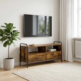  TV ormar 67,5 x 33 x 50 cm Dimljeni hrast Konstruirano drvo Cijene