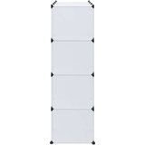  Modularni ormarić s 9 odjeljaka 109x36,5x143 cm bijeli | shoptok.hr