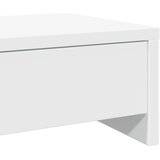  Stalak za monitor s ladicama bijeli 50 x 27 x 15 cm drveni | shoptok.hr