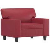  Fotelja crvena boja vina 60 cm od umjetne kože | Eponuda.com