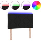 LED uzglavlje dijamantni blokovi dizajn crno 80 cm tkanina | shoptok.hr