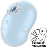 Satisfyer Cutie Ghost - stimulator klitorisa z zračnim valovanjem, ki ga je mogoče ponovno napolniti (modri) | Shoptok.si