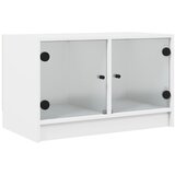 TV ormarić sa staklenim vratima bijeli 68x37x42 cm | shoptok.hr