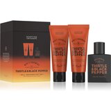 Scottish Fine Soaps Thistle & Black Pepper Well Groomed Gift Set darilni set za moške | Shoptok.si