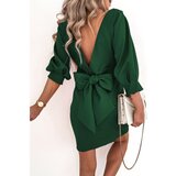 Fenzy Elegantna Mini Obleka Varsavia, Zelena cene