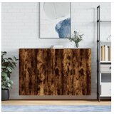 vidaXL Stenska omarica 2 kosa dimljen hrast 69,5x34x90 cm Cene