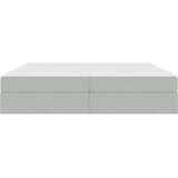 Krevet s madracem i skladištem Svijetlo siva 200 x 200 cm | shoptok.hr