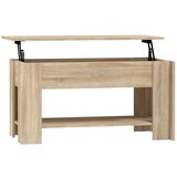  Stolić za kavu boja hrasta 101x49x52 cm konstruirano drvo | shoptok.hr