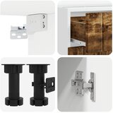  Kuhinjska jedinica LUCCA 5 pcs Dimljeni hrast Konstruirano drvo | Eponuda.com
