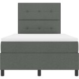  Krevet s opruga kutije Tamno siva 120 x 190 cm tkanina | shoptok.hr