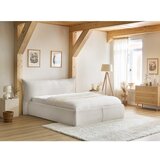 Bobochic Paris Bela oblazinjena zakonska postelja s prostorom za shranjevanje z letvenim dnom 160x200 cm Jade – | Shoptok.si