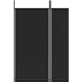Sobna pregrada s 6 panela crna 300 x 220 cm od tkanine | shoptok.hr