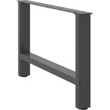  Noge za klub stolić antracit boje 2 kom 70 x (42-43) cm čelik | shoptok.hr