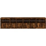  Komoda s LED svjetlima boja dimljenog hrasta 283x37x67 cm | shoptok.hr