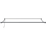  Uvlačiva tenda antracit i bijela 4x3 m tkanina i aluminij | Eponuda.com