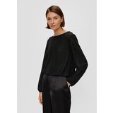 s.Oliver BLACK LABEL Majica črna | Shoptok.si