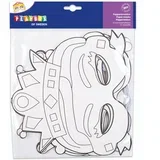 PlayBox: Set papirnih mask princesk, 12 kosov