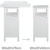 Roba Bela otroška komoda s previjalnim pultom 75x100x87 cm Hamburg – | Shoptok.si