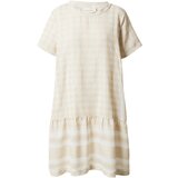 Summery Copenhagen Obleka bež / bela | Shoptok.si