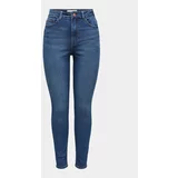JDY Jeans hlače Moon 15317455 Mornarsko modra Skinny Fit